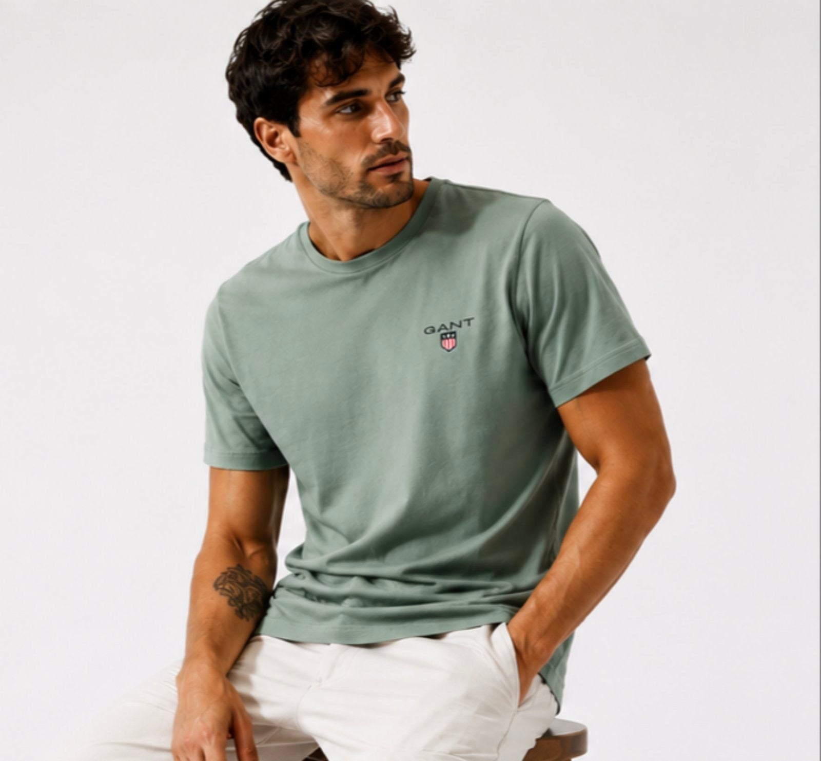 Gant Πετρόλ T-shirt