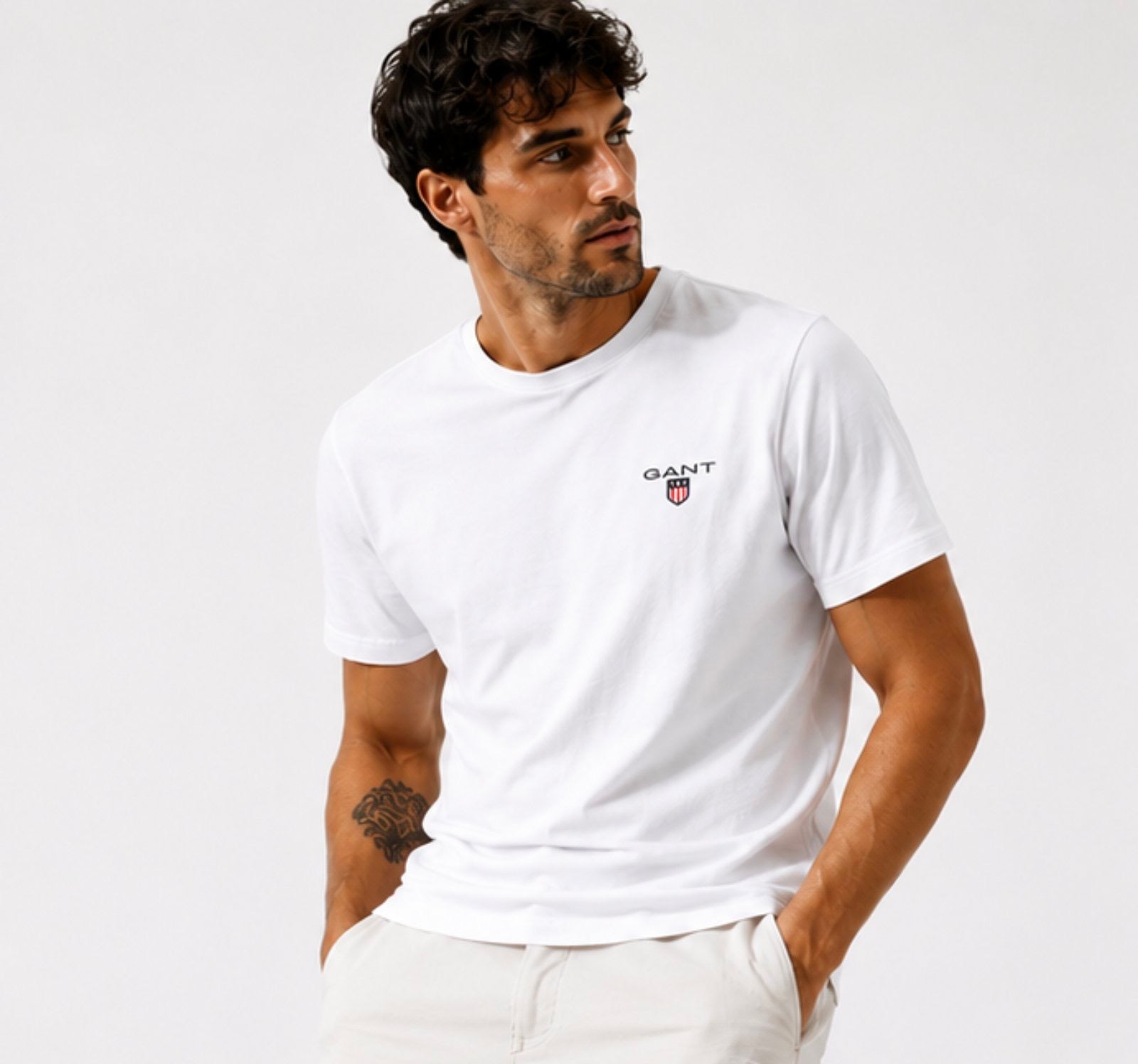 Gant Λευκό T-shirt