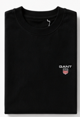 Gant Μαύρο T-shirt