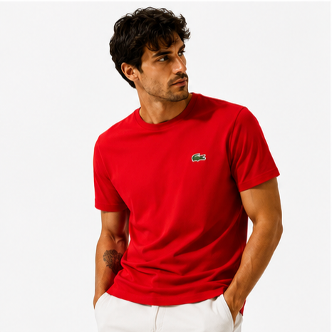 Lacoste Κόκκινο T-shirt