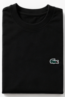 Lacoste Μαύρο T-shirt